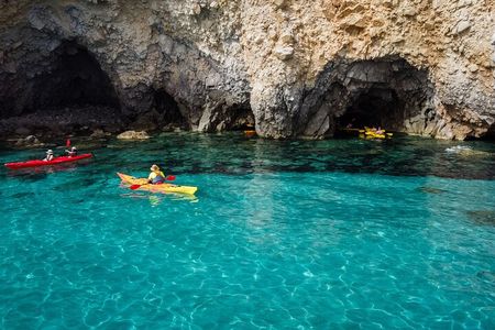 Kayaking Tour to the secrets of Milos