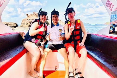 Private Snorkeling to Hidden Reefs By Speedboat with Seafood BBQ