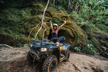 Explore Gorilla Cave by ATV in Ubud - Monkey Forest and Waterfall