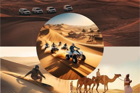 Doha: Quadbike, Dune Bashing, Camel Ride, Inland Sea Visit
