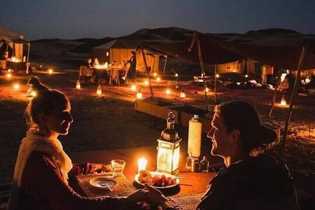 Agafay Desert Tour and Sunset Camel Ride with Dinner Show