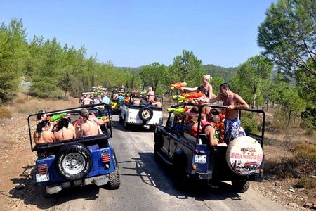 Marmaris / Icmeler :Jeep Safari w/Lunch, Waterfall & Water Fights