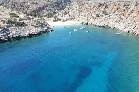 Private 4 Hour Boat Trip From Kolymvari Up To Menies