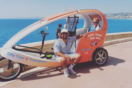 Private and Guided Velotaxi Tour in Nice 2h30