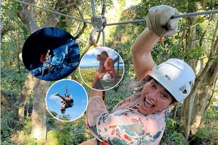 Largest Zipline in South Pacific & Cave Exploration from Sigatoka