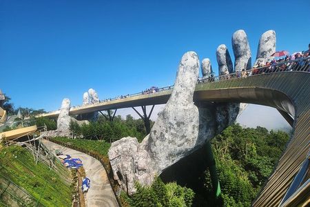GOLDEN BRIDGE & BA NA HILL.,SUNWORD via Cable Car, Waterfall, Wild Jungle 