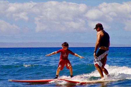 Surfing Waikiki with Local Firefighters , transport available