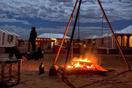 Morocco Luxury Camp in Merzouga Desert, Camel Ride, Car Service