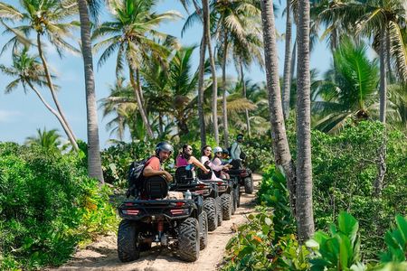 Small Group Exclusive 4x4 ATV Adventure: Jungle & Wild Beaches!