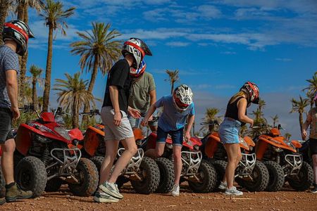 Quad adventure in the Marrakech Palmeraie with Tea Break 