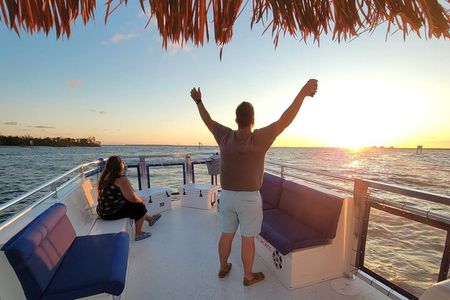 Sunset Dolphin Cruise with Sanibel Lighthouse Views