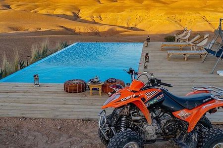 From Marrakech: Quad Bike Tour & Camel Ride to Agafay Desert