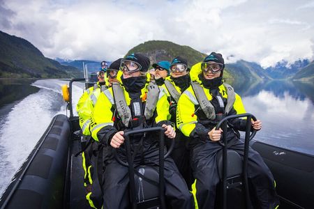 Ulvik scenic RIB adventure tour to Osafjord