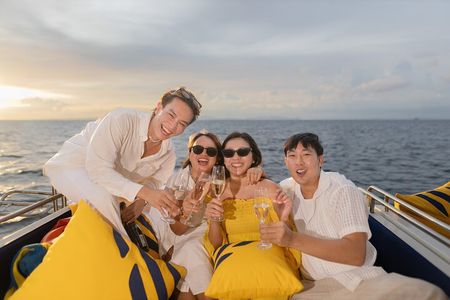 4 Islands Sunset Luxury Catamaran Cruise from Krabi