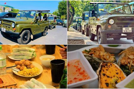 Hanoi Jeep Food Tour Led By Women