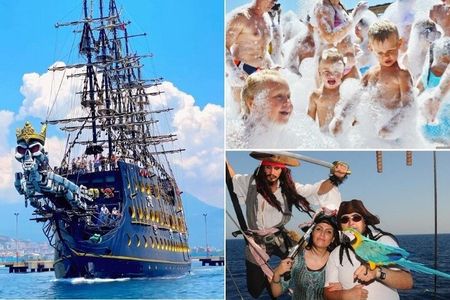 Kemer GONSTER Pirate Boat Trip : Lunch & Soft Drinks & Transfer
