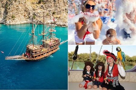 Alanya Pirate Party Boat Trip with Lunch and Soft Drinks