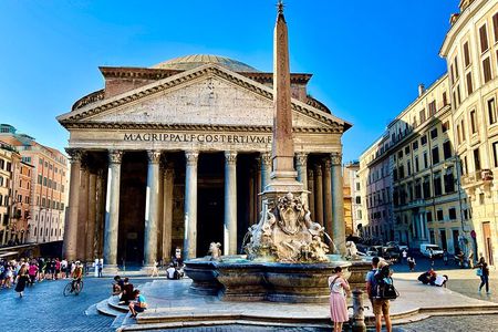 Rome Pantheon Visit and Top Food Tasting with Wine Pairing