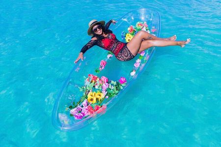 Clear kayak Drone Photo Shoot 
