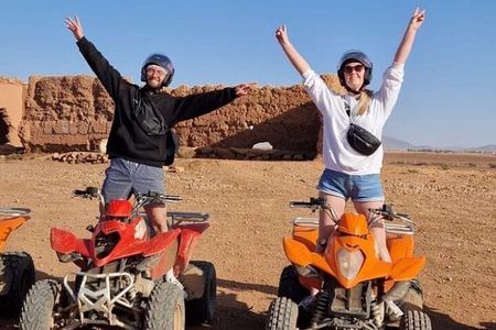  Agafay Desert Quad & Camel Rides with Dinner Show