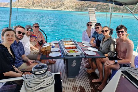  Balos Lagoon Kissamos Shared Sailboat Tour Experience