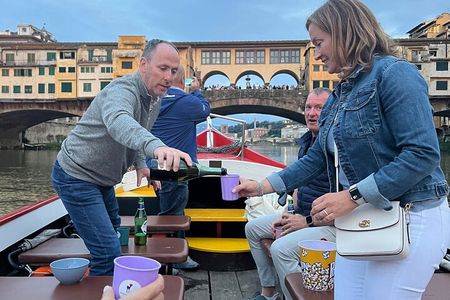 Panoramic Florence by Boat with Wine 
