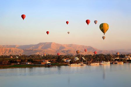 Hot Air Balloon Journey Over Luxor