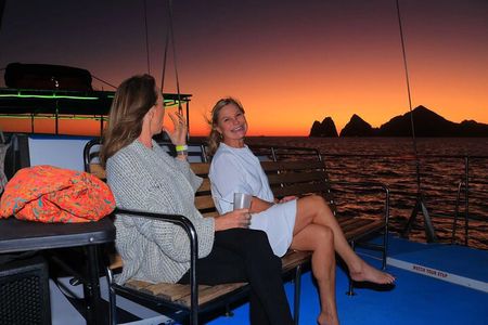 Los Cabos Sunset Catamaran Cruise with Open Bar & Light Snack