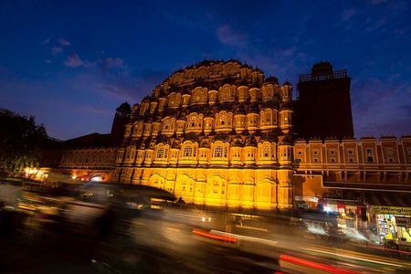 Night Safari in Jaipur on an Open Jeep