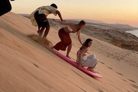Sandboarding Adventure at Timlalin Dunes from Agadir