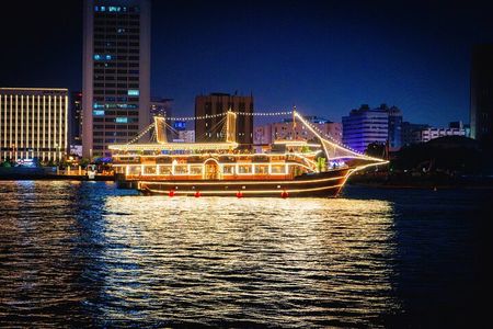 Premium Dhow Cruise Al Seef Offering Gourmet Dinner Live Shows