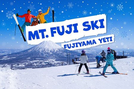 Fujiyama Snow Resort Yeti Winter Ski Day Tour from Tokyo Japan