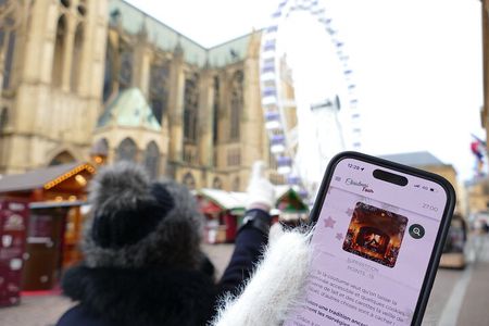 Unusual track game on the Christmas Markets in Metz