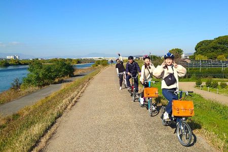 Slow Cycling Tour at Uji's Matcha Green Tea Fields and Heritage