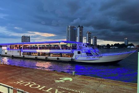Vela Dinner Buffet Cruise with Bangkok Night Views and Shows