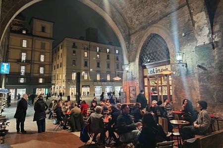 Bologna By Night Sipping Through the City