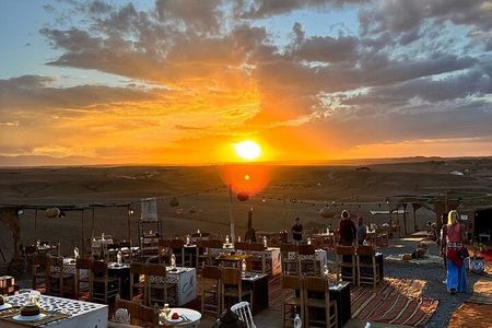 Sunset Dinner in Agafay Desert from Marrakesh with Transfers 