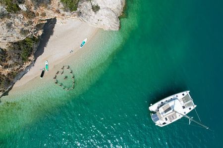 Nafplio Catamaran Full Day Sailing Private Cruise