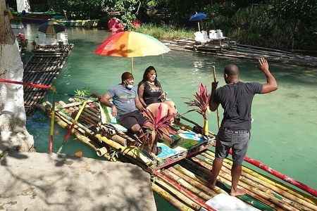 Jamaica Bamboo Rafting with Bus Transportation