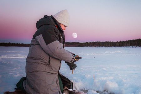 Authentic Reindeer Experience and Ice Fish with Lunch in the Wild