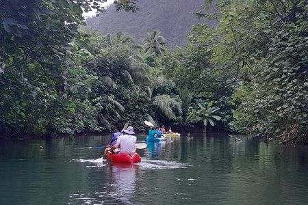 Discovery in Kayaking of the Faaroa River in Raiatea