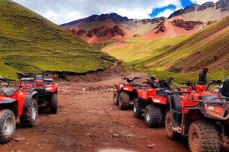 From Cusco: Red Valley and Rainbow Mountain Tour by Quad