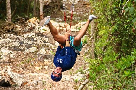 Exciting Adrenaline park in the Jungle of Tulum: ATVs, Ziplines