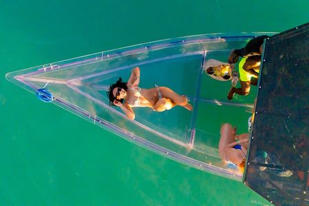 Reef Explorers Transparent Boat and Beach Tour