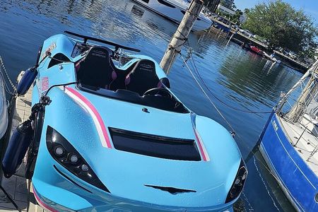 San Juan PR Watersports Car Rental Blue McLaren