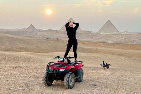 Giza Pyramids Tour with Sunset ATV Quad Bike Ride