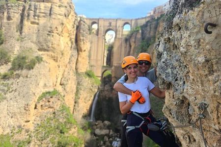 From Ronda : Guided Tour of Via Ferrata in the Tagus of Ronda