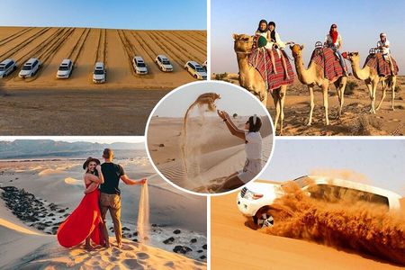 Doha Qatar, Desert Safari, Dune Bashing, CamelRide & SandBoarding