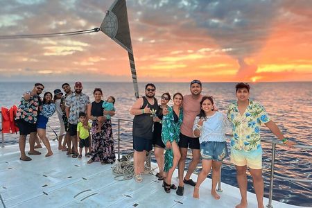 Negril Sunset Catamaran Cruise with Snorkeling and Rick's Cafe