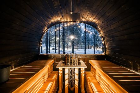 Rovaniemi Sauna World with a Hot Tub, Jacuzzi and Cold Pool